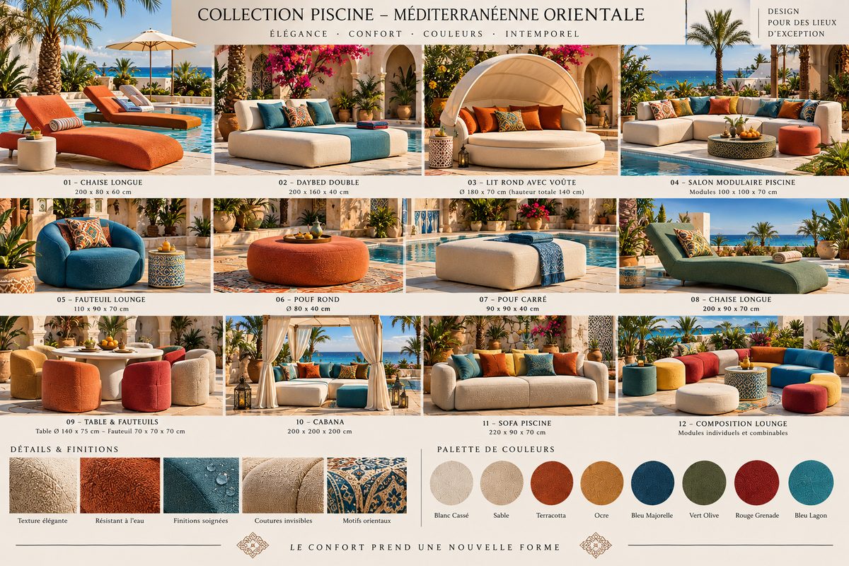 Collection Piscine — Méditerranéenne Orientale